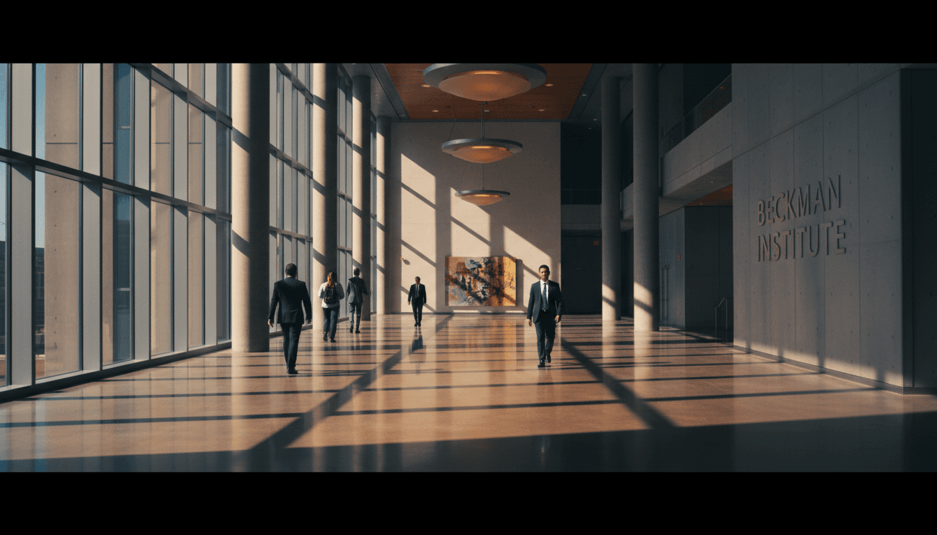 Beckman Institute atrium interior